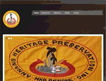 Tablet Screenshot of annangheritage.org